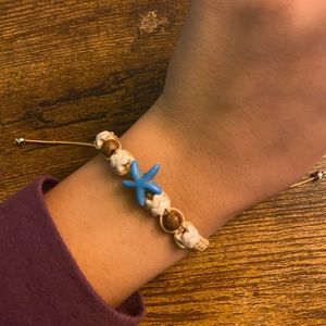 Starfish Adjustable Bracelet